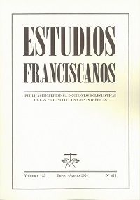 Estudios franciscanos v. 125, n. 476 (enero - agosto 2024)